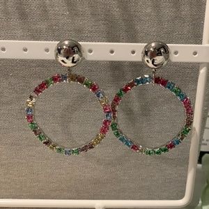 Rainbow Crystal Earrings